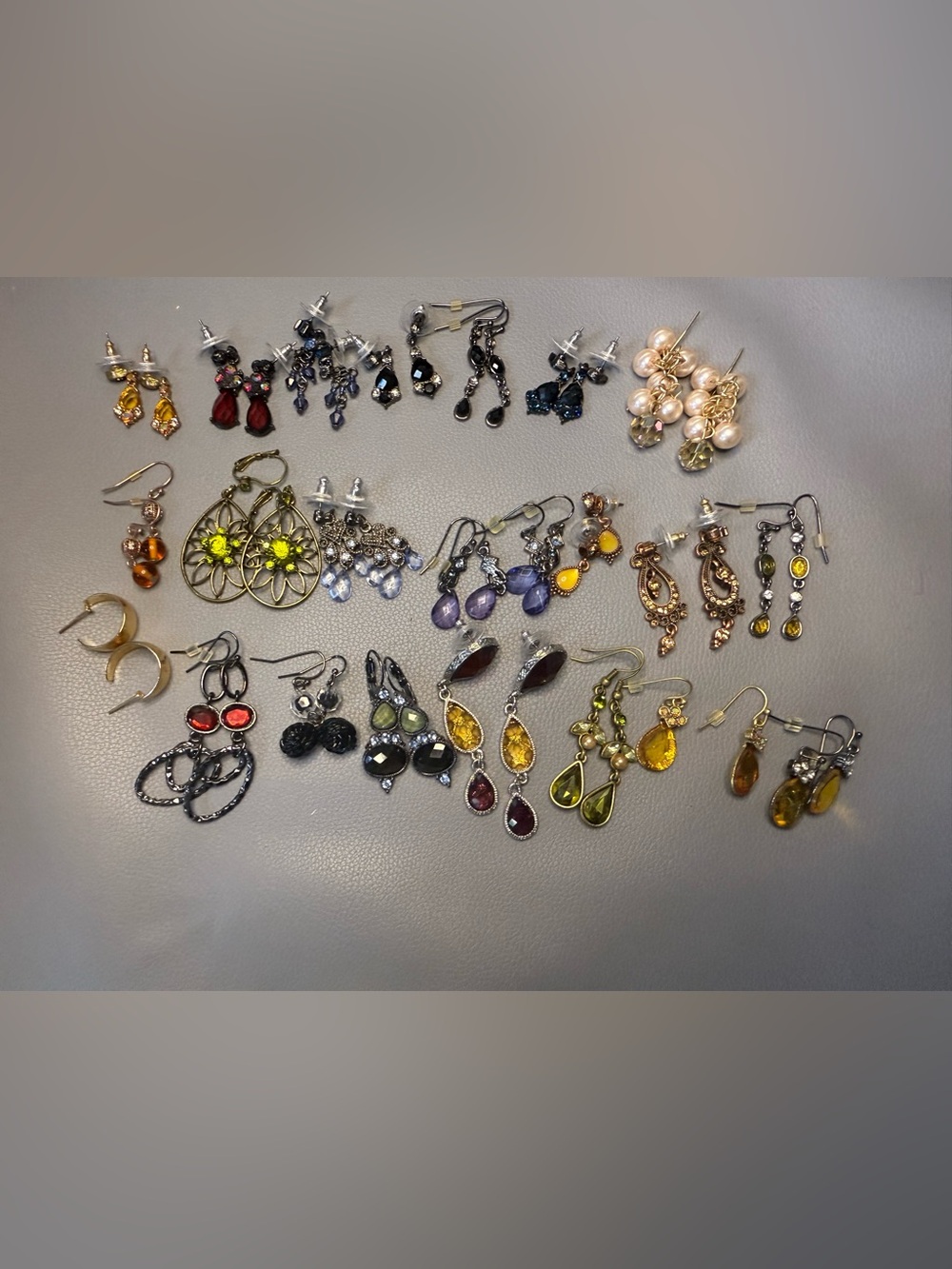 Sparkling Assorted Women's Drop Earrings - Multi-Color Fashion Jewelry